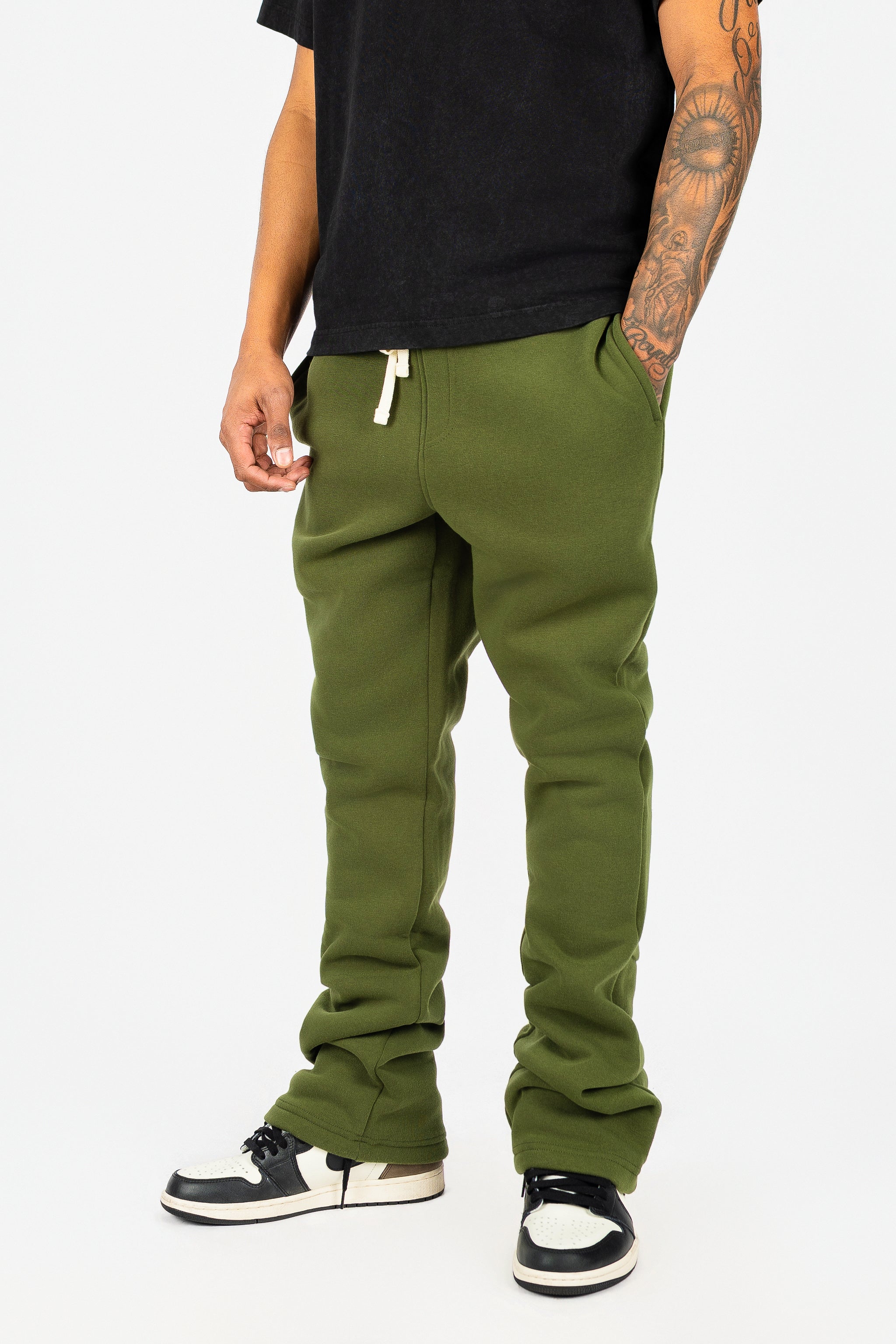 Stacked Fit Fleece Sweatpants