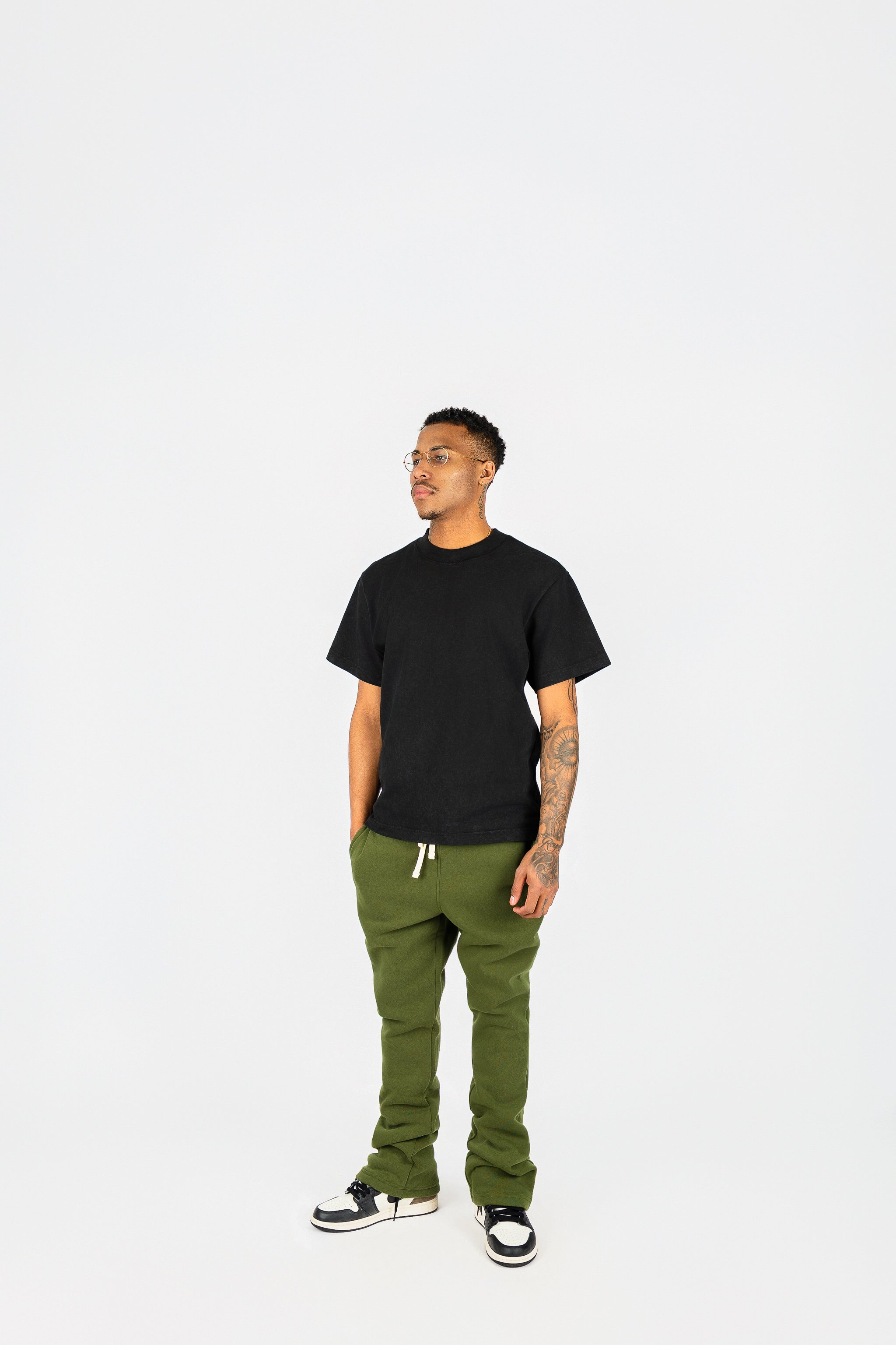 Stacked Fit Fleece Sweatpants