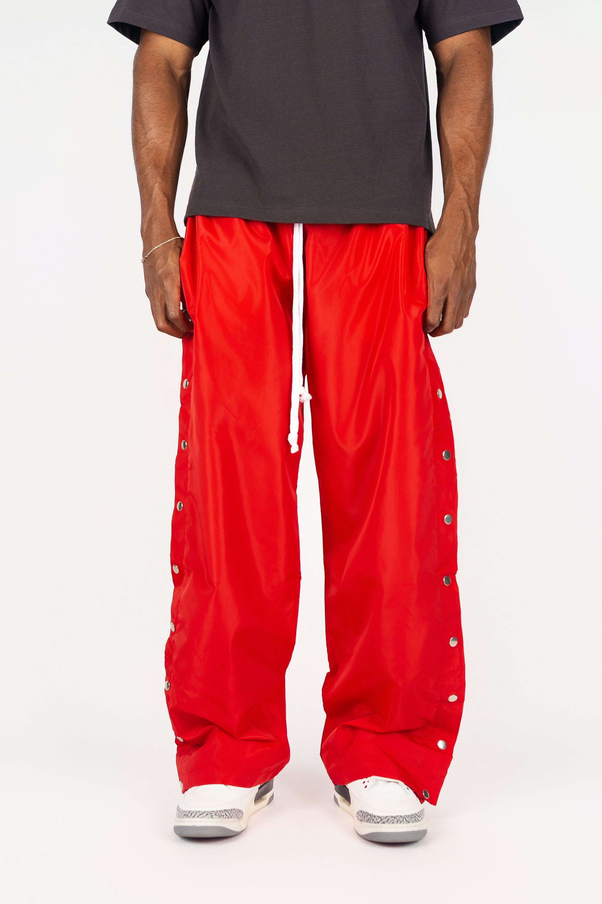 Side Snap Nylon Pants