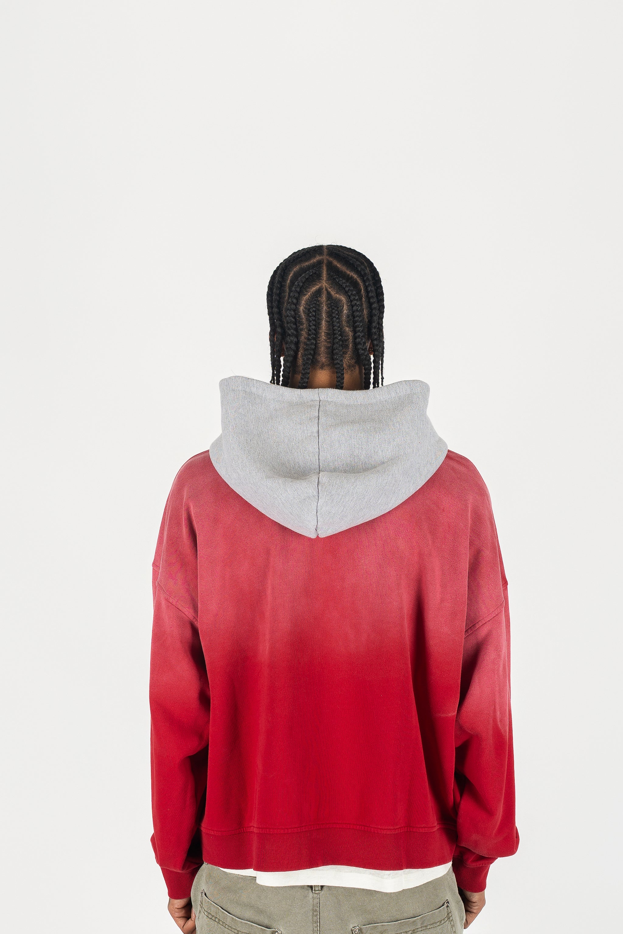 Two Tone Oversized Sun-Dried Zip Up *SIZE DOWN 1 SIZE*