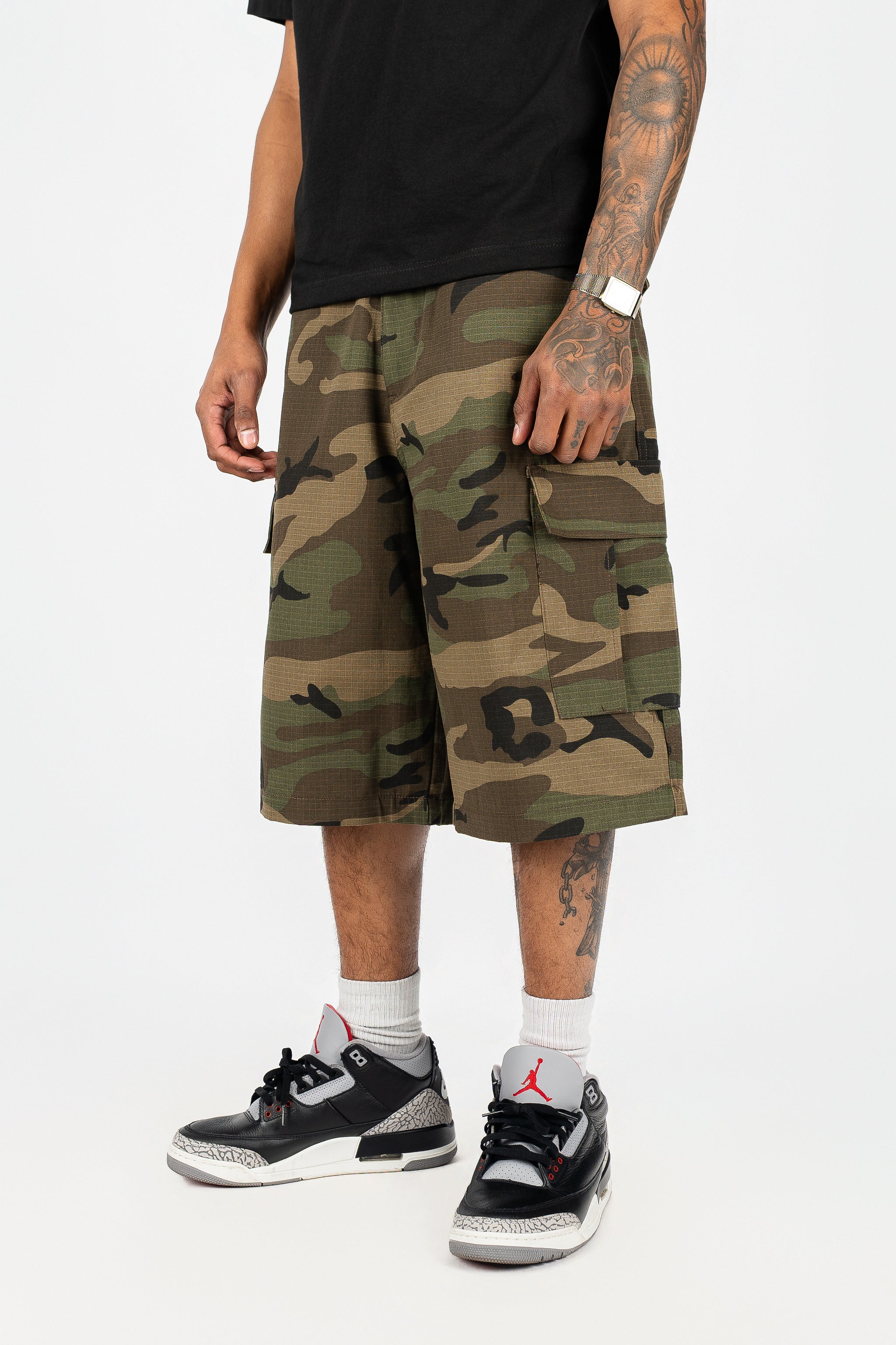 Ripstop Baggy Shorts