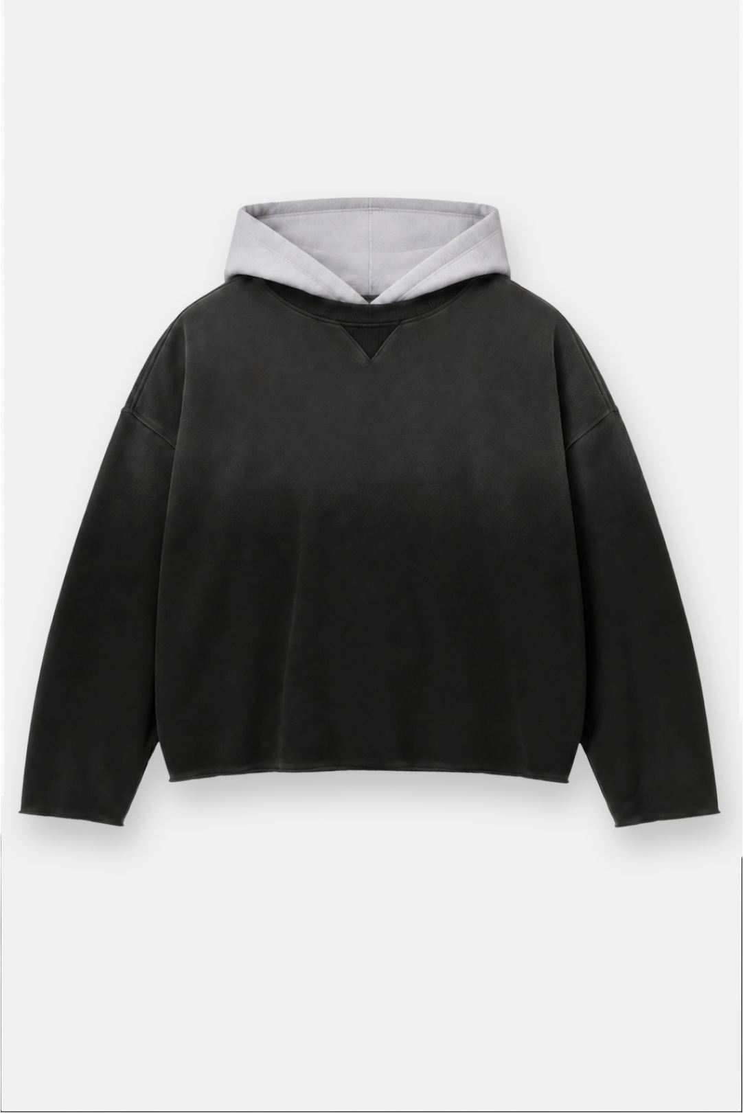 Two Tone Oversized Sun-Dried Hoodie