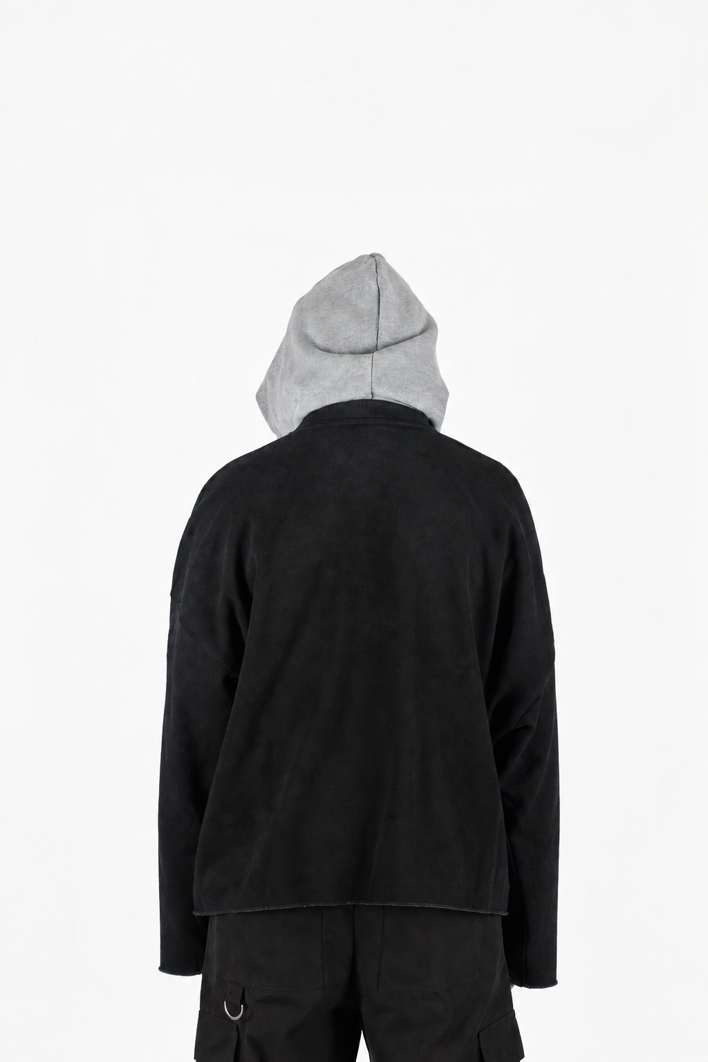Two Tone Oversized Sun-Dried Hoodie
