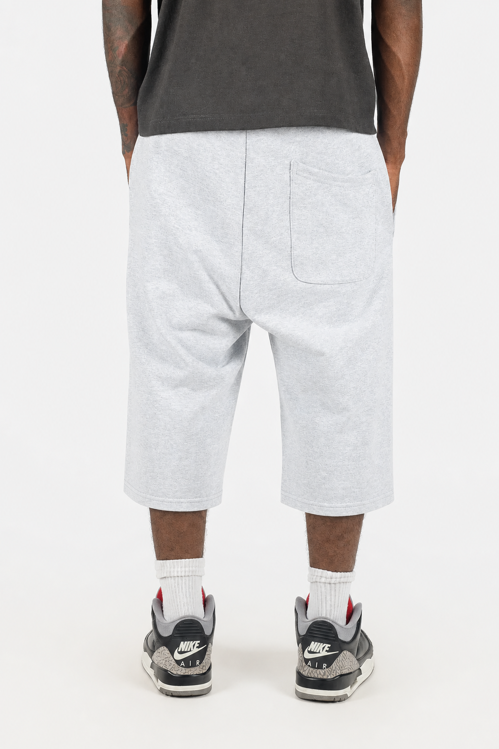 Terry Oversize Long Shorts