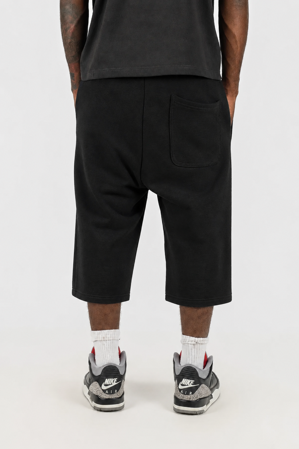 Terry Oversize Long Shorts