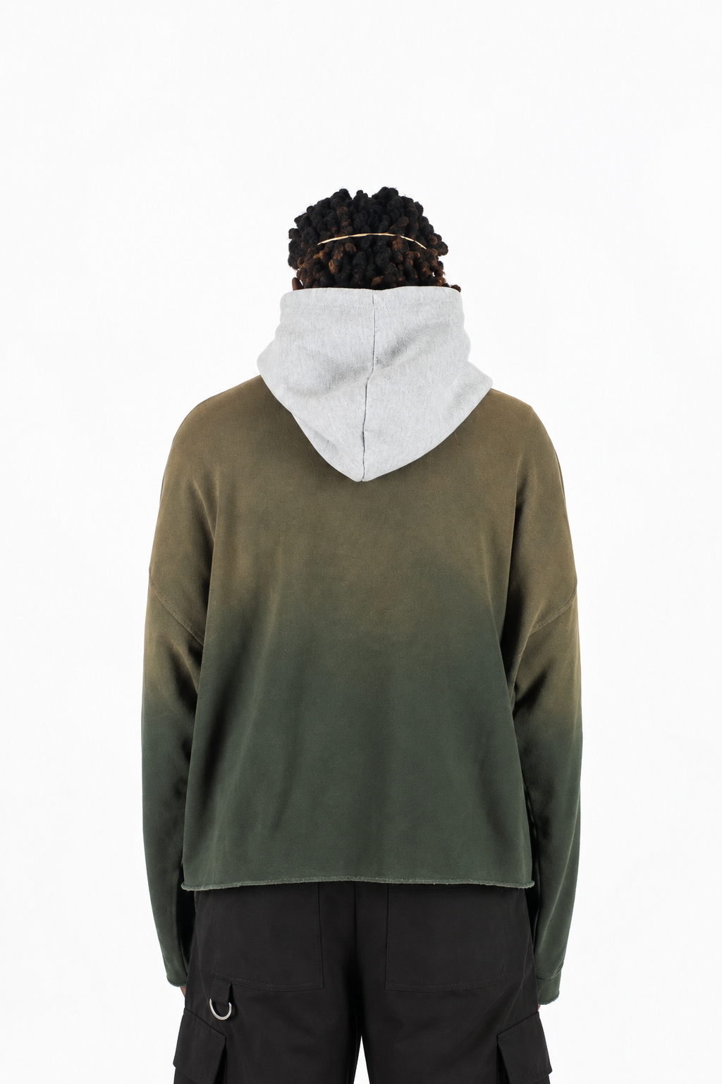 Two Tone Oversized Sun-Dried Hoodie