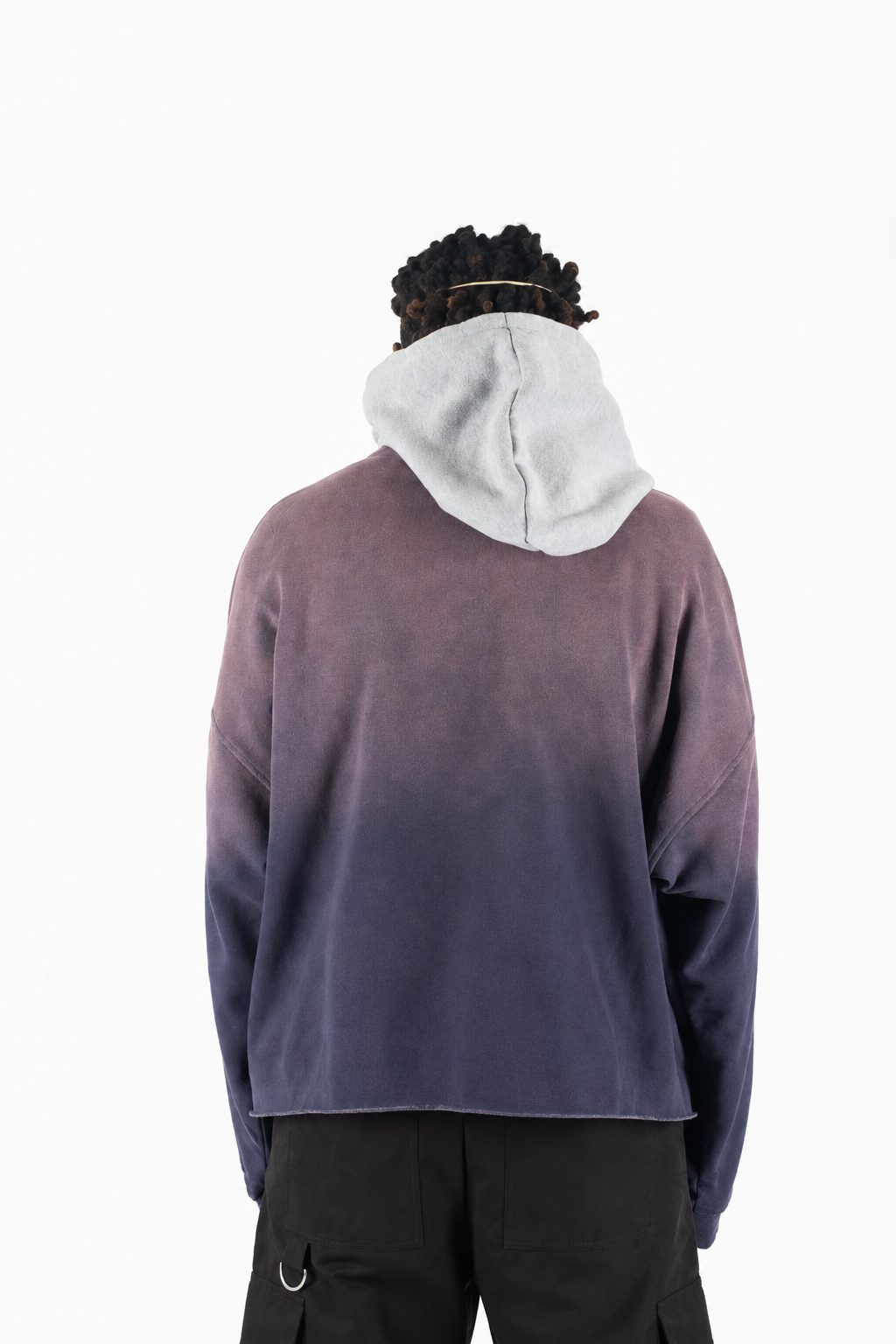 Two Tone Oversized Sun-Dried Hoodie
