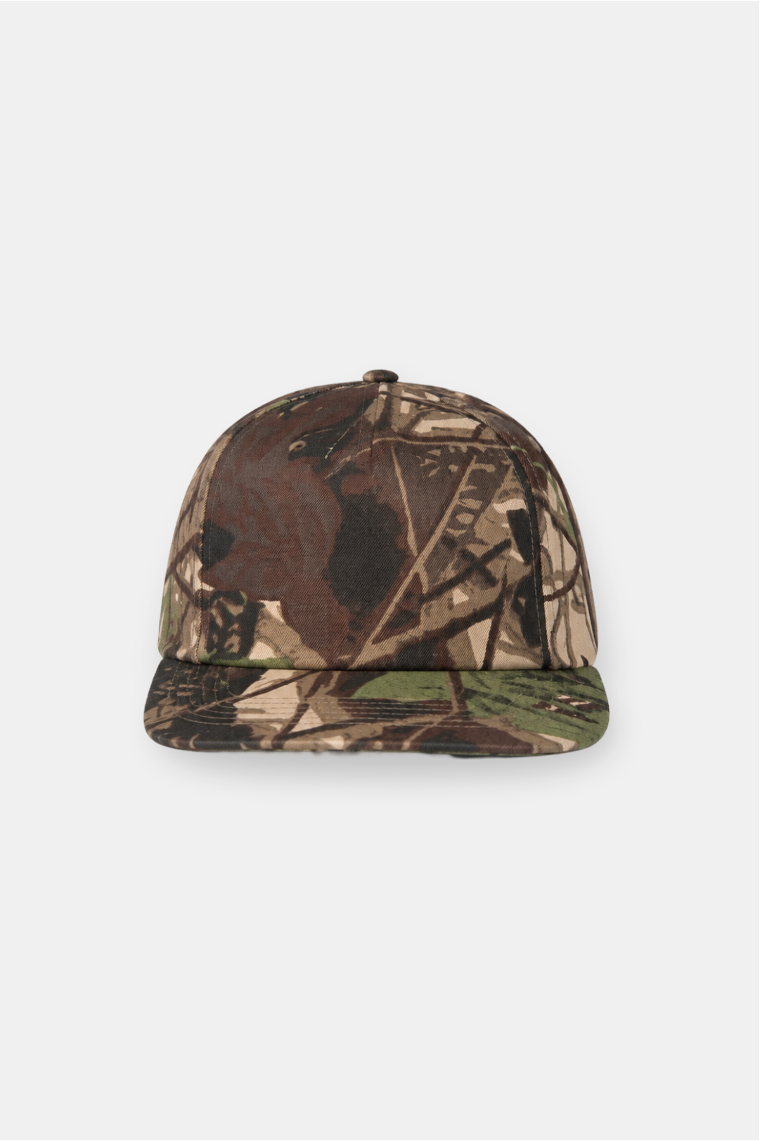 Printed Flat Bill Hat