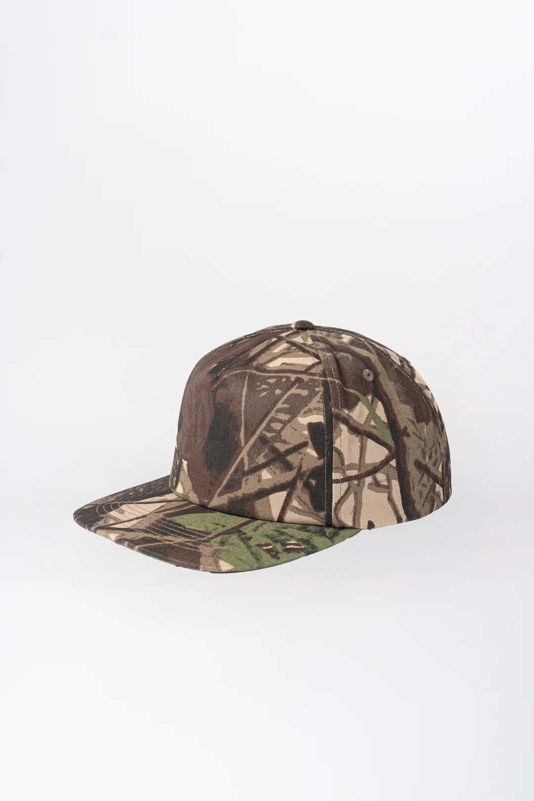 Printed Flat Bill Hat