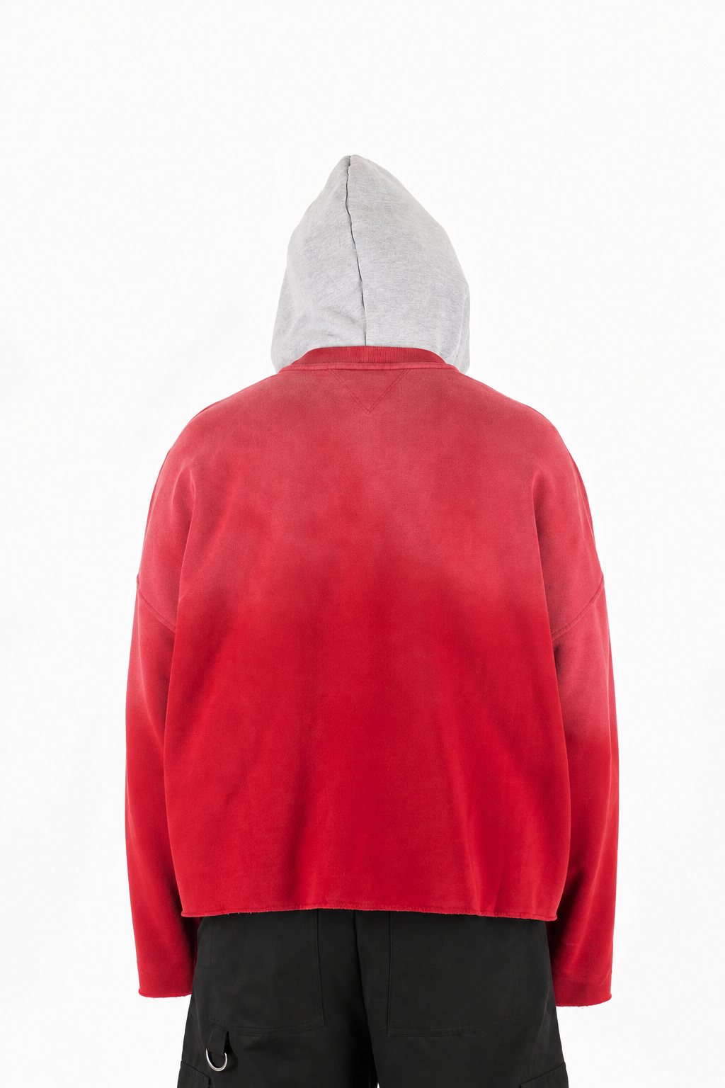 Two Tone Oversized Sun-Dried Hoodie